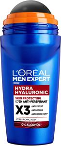 L'Oréal Paris Men Expert Hydra Hyaluronic Deodorant Roll On for N produkt bild