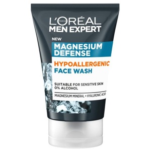 Men Expert Magnesium Defence Hypoallergenic Face Wash 100 ml produkt bild