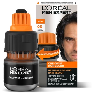 L'Oréal Paris Men Expert One-Twist Hair Color Dark Brown 1 pcs produkt bild