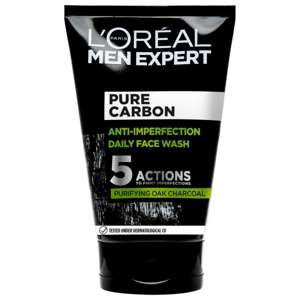 L'Oréal Paris Men Expert Pure Carbon Anti-Imperfection Daily Face Wash 100 ml produktbilde