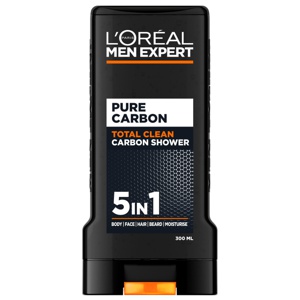 L'Oréal Paris Men Expert Pure Carbon Total Clean Shower Gel 300 ml produktbilde