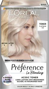L'Oréal Paris Préférence Le Blonding Toner Platinum Ice produkt bild