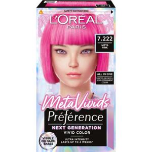 L'Oréal Paris Recital Préférence Metavivids 7.222 Meta Pink . 1 pcs produkt bild
