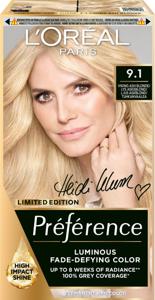L'Oréal Paris Préférence Permanent Hair Color 9.1 Viking Ash Blonde produkt bild