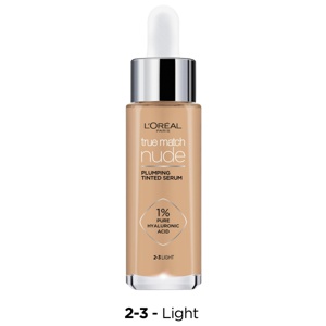 L'Oréal Paris True Match Nude Plumping Tinted Serum 2-3 Light produkt bild