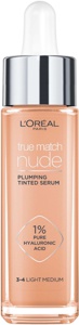 L'Oréal Paris True Match Nude Plumping Tinted Serum 3-4 Light - Medium produktbilde