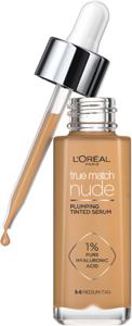 L'Oréal Paris True Match Nude Plumping Tinted Serum 5-6 Medium - Tan produkt bild