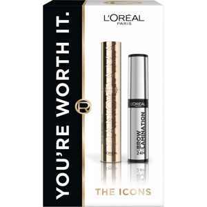 L'Oréal Paris Volume Million Lashes Panorama Mascara Black & Infaillible Brow Lamination Gift Box 1 pcs produktbillede