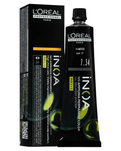 L'Oréal Professionnel INOA Permanent Hair Color 7.34 Golden Copper Blonde 60 ml Produktbild