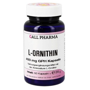 L-Ornithin 400 mg GPH Kapseln, 60 St Kapseln Produktbild