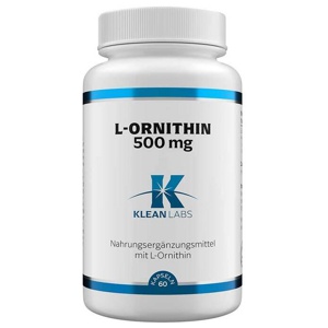 L-Ornithin 500 mg Kapseln, 60 St Kapseln Produktbild