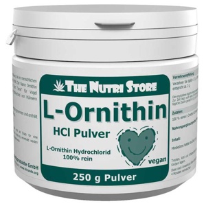 L-Ornithin HCL rein Pulver, 250 g Pulver Produktbild