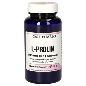 L-Prolin 500 mg GPH Kapseln, 60 St Kapseln Produktbild