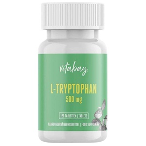 L-tryptophan 500 mg Aminosäure vegan Tabletten Produktbild