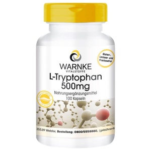 L-tryptophan 500 mg Kapseln Produktbild