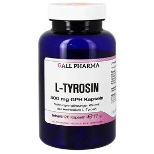 L-Tyrosin 500 mg GPH Kapseln, 120 St Kapseln Produktbild