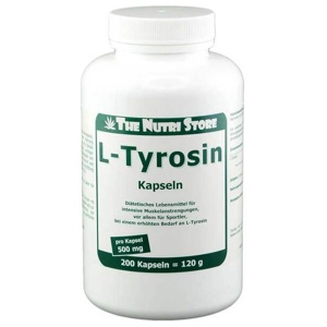 L-Tyrosin 500 mg Kapseln, 200 St Kapseln Produktbild