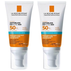 La Roche Posay Anthelios hydratisierende Creme UVmune LSF 50 +, 2x50 ml Creme Produktbild