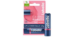 Labello Caring Beauty Rose-Nude 5 g produkt bild