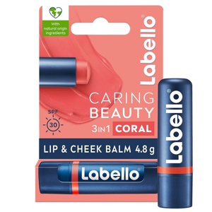 Labello Lippenbalsam Caring Beauty Coral-Nude Coral-Nude Produktbild