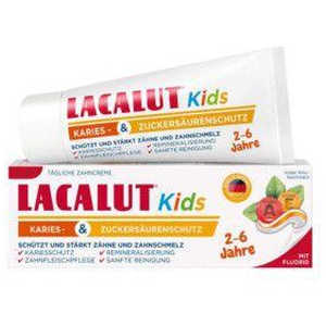 LACALUT Kids KARIES - & ZUCKERSÄURENSCHUTZ 55 ml Zahncreme Produktbild
