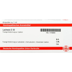 LACHESIS D 30 Ampullen Produktbild