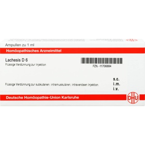 LACHESIS D 6 Ampullen Produktbild