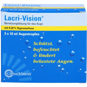 LACRI VISION Augentropfen 3X10 ml Augentropfen Produktbild