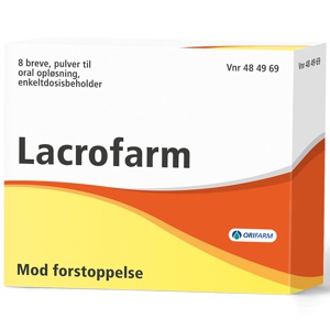 Lacrofarm, pulver til oral opløsning - 8 stk. produktbillede