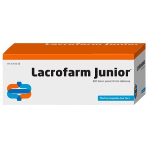 Lacrofarm Junior, pulver til oral opløsning - 100 stk. produktbillede