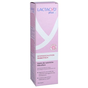 LACTACYD plus+ INTIMWASCHLOTION PRÄBIOTISCH 250 ml Lotion Produktbild
