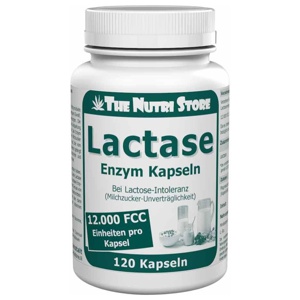 LACTASE 12.000 FCC Enzym Kapseln Produktbild