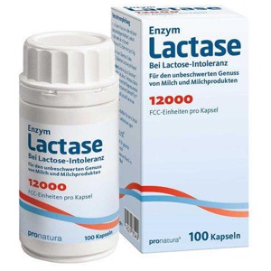 LACTASE 12.000 FCC Kapseln Produktbild