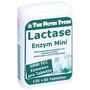 Lactase 5000 Fcc Enzym Mini Tabletten im Dosierspender Produktbild