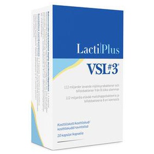 LactiPlus VSL3 kapsler - 20 kapsler produktbillede