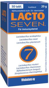 Lacto Seven 50 tabletter produkt bild