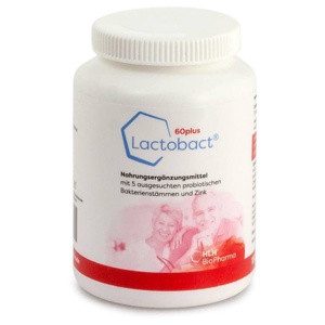 LACTOBACT 60plus magensaftresistente Kapseln Produktbild