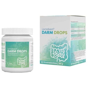 Lactobact Darm Drops Kautabletten, 60 St Kautabletten Produktbild