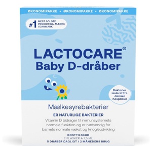 Lactocare Baby D-dråber 2-Pak 2 x 7,5 ml produktbillede
