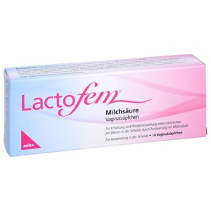 LACTOFEM-Milchsaeure-Vaginalzaepfchen Produktbild