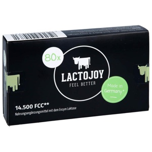 LACTOJOY 14500 FCC Tabletten 80 St Tabletten Produktbild