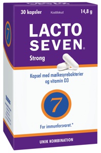 Lacto Seven Strong 30 tab. produktbillede