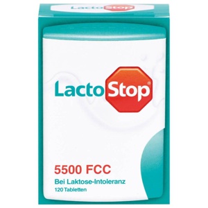 LactoStop 5500 FCC Tabletten Klickspender 120 St Tabletten Produktbild