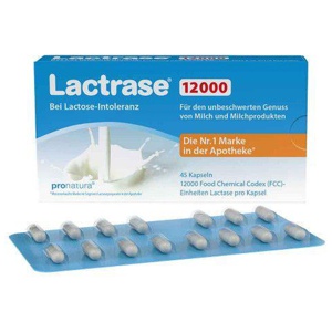 LACTRASE 12.000 FCC Kapseln Produktbild