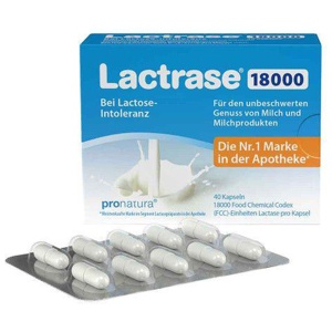 LACTRASE 18.000 FCC Kapseln Produktbild