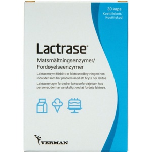 Lactrase - 30 kaps. produktbillede