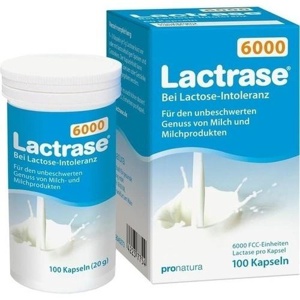 LACTRASE 6.000 FCC Kapseln Produktbild
