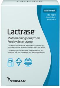 Lactrase Laktasenzym, 150 st produkt bild