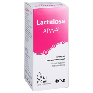 Lactulose AIWA 670mg/ml 200 ml Lösung zum Einnehmen Produktbild