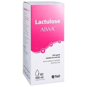 Lactulose AIWA 670mg/ml 500 ml Lösung zum Einnehmen Produktbild